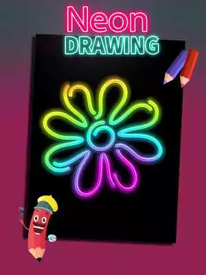 Play Neon Coloring  Drawing