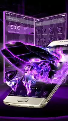 Play Neon Cool 3D Car Theme