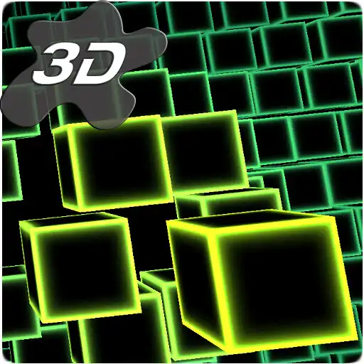 Play Neon Cube Cells 2 3D Live Wallpaper APK