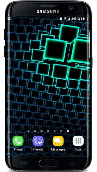 Play Neon Cube Cells 2 3D Live Wallpaper  and enjoy Neon Cube Cells 2 3D Live Wallpaper with UptoPlay