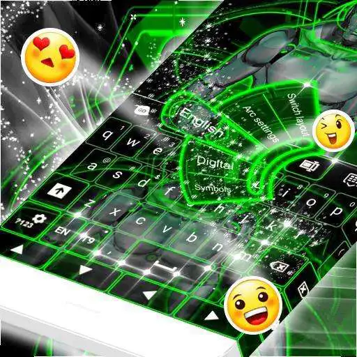 Free play online Neon Cyborg Keyboard  APK