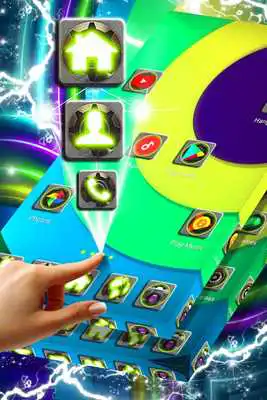 Play Neon Design Launcher Theme Play Neon Design Launcher Theme