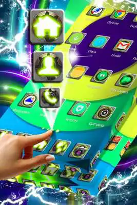 Play Neon Design Launcher Theme Play Neon Design Launcher Theme