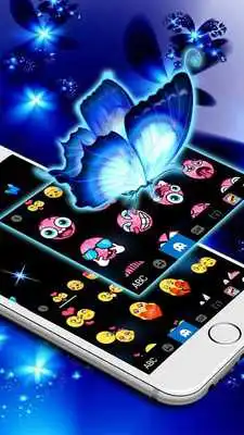 Play Neon Diamond Butterfly