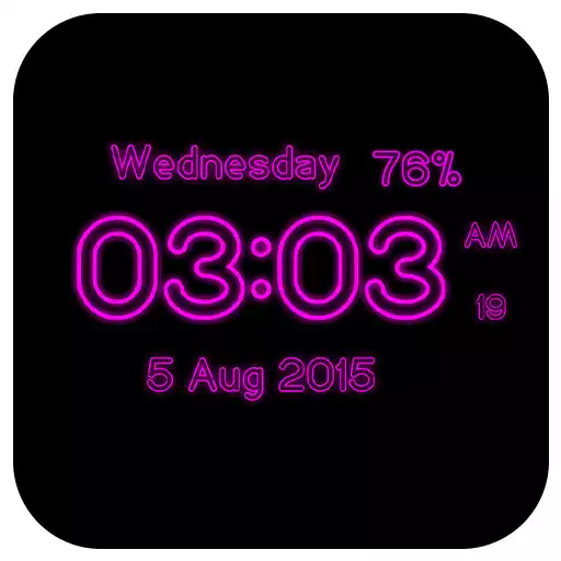 Play Neon Digital Clock Live WP APK Play Neon Digital Clock Live WP APK