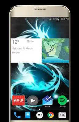 Play Neon Dragon Wallpaper