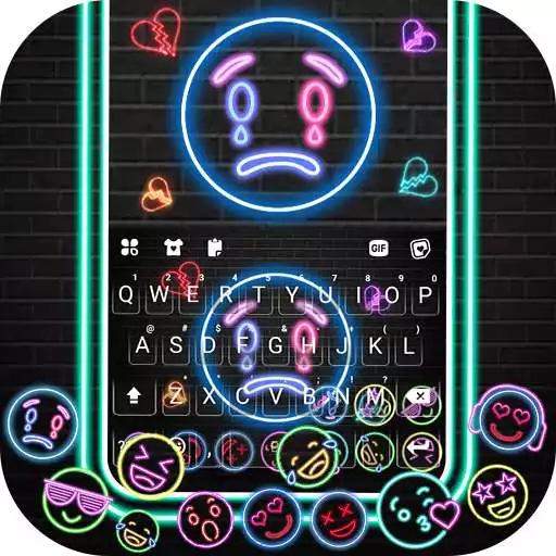 Play Neon Emojis Gravity Keyboard Background APK Play Neon Emojis Gravity Keyboard Background APK