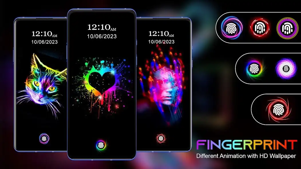 Play Neon Fingerprint Animation  and enjoy Neon Fingerprint Animation with UptoPlay