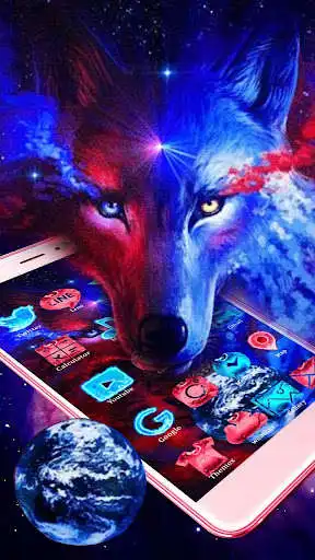 Play Neon, Fire, Wolf Themes, Live Wallpaper  and enjoy Neon, Fire, Wolf Themes, Live Wallpaper with UptoPlay