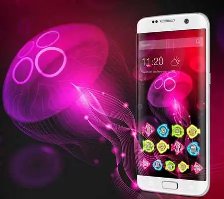 Play Neon Fish Colorful Jellyfish Theme