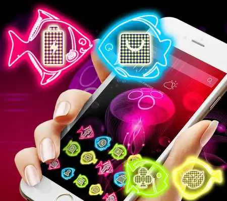 Play Neon Fish Colorful Jellyfish Theme