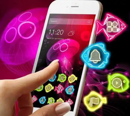 Play Neon Fish Colorful Jellyfish Theme