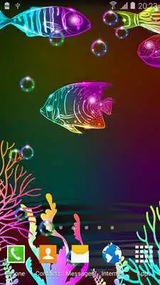 Play Neon Fish Live Wallpaper Play Neon Fish Live Wallpaper