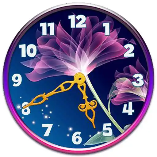 Run free android online Neon Flowers Clock APK Run free android online Neon Flowers Clock APK