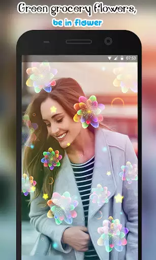 Play Neon Flowers Live Wallpaper
