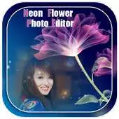 Free play online Neon  Flowers Photo Editor APK