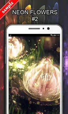 Play Neon Flower Wallpapers