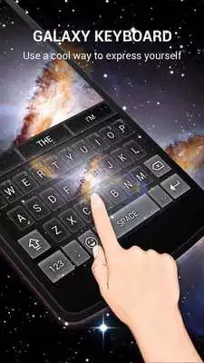 Play Neon Galaxy Keybaord Theme