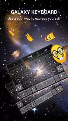 Play Neon Galaxy Keybaord Theme