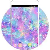 Free play online Neon Glitter Theme for Samsung: Fancy HD wallpaper APK