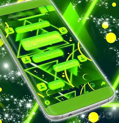 Play Neon Green SMS Theme