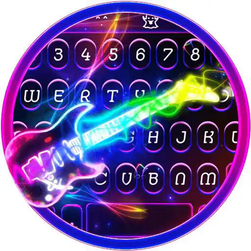 Run free android online Neon Guitar Keyboard Skin APK Run free android online Neon Guitar Keyboard Skin APK