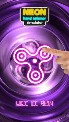 Play Neon Hand Spinner Simulator