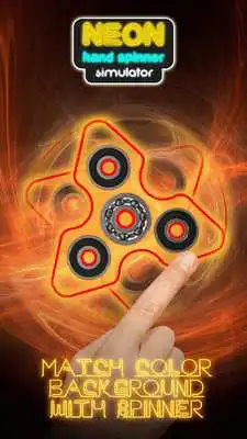 Play Neon Hand Spinner Simulator