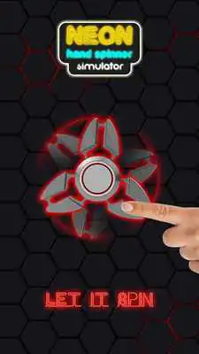 Play Neon Hand Spinner Simulator