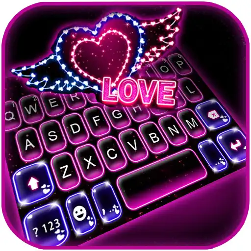 Play Neon Heart Lights Keyboard Theme APK Play Neon Heart Lights Keyboard Theme APK