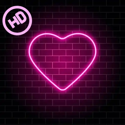 Play Neon hearts wallpaper 2023 APK