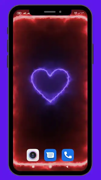 Play Neon hearts wallpaper 2023  and enjoy Neon hearts wallpaper 2023 with UptoPlay