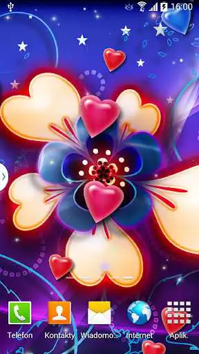 Play Neon Hearts Wallpaper Lite  and enjoy Neon Hearts Wallpaper Lite with UptoPlay