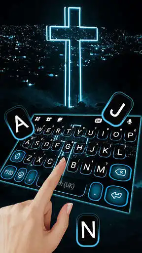 Play Neon Holy Cross Theme as an online game Neon Holy Cross Theme with UptoPlay