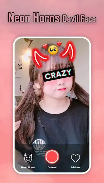 Play Neon Horns Devil Face  and enjoy Neon Horns Devil Face with UptoPlay