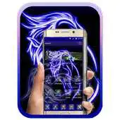 Free play online Neon Horse Dark Blue Theme APK Free play online Neon Horse Dark Blue Theme APK