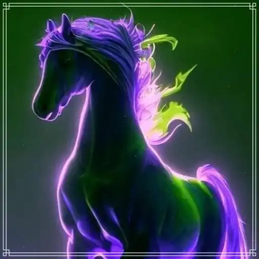Play Neon horse Wallpaper APK