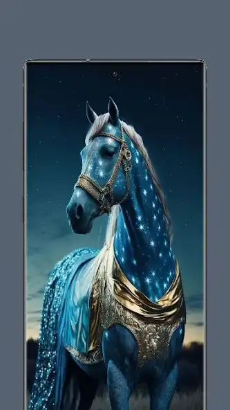 Play Neon horse Wallpaper as an online game Neon horse Wallpaper with UptoPlay