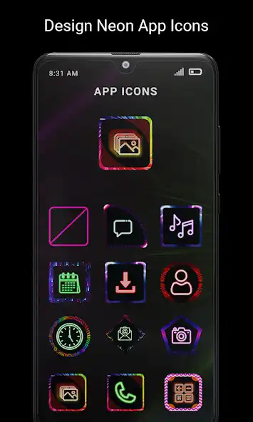 Play Neon Icon Designer  Changer  and enjoy Neon Icon Designer  Changer with UptoPlay