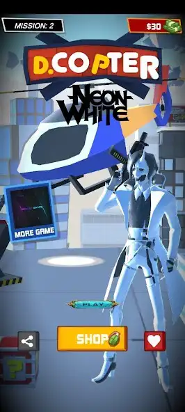 Play Neon In Copter White  and enjoy Neon In Copter White with UptoPlay