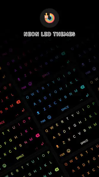 Play Neon LED Keyboard: RGB  Emoji  and enjoy Neon LED Keyboard: RGB  Emoji with UptoPlay