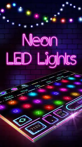 Play APK Neon LED Lights Keyboard  and enjoy Neon LED Lights Keyboard with UptoPlay keyboard.theme.led.neon.lights.colorful