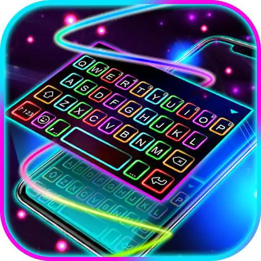 Play Neon Light LED Keyboard Theme APK