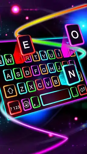 Play Neon Light LED Keyboard Theme  and enjoy Neon Light LED Keyboard Theme with UptoPlay