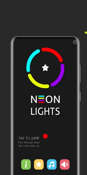 Play NEON Lights - Colors Game. as an online game NEON Lights - Colors Game. with UptoPlay