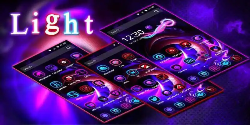Play Neon Light Theme