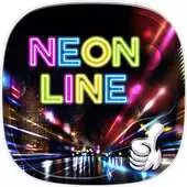 Free play online Neon line Theme APK