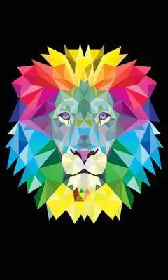 Play Neon Lion Wallpaper  and enjoy Neon Lion Wallpaper with UptoPlay