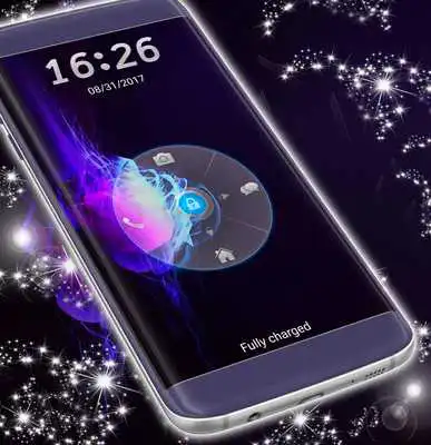 Play Neon Lock Screen Theme For Galaxy S6