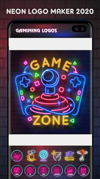 Play Neon Logo Maker - Logo Creator as an online game Neon Logo Maker - Logo Creator with UptoPlay